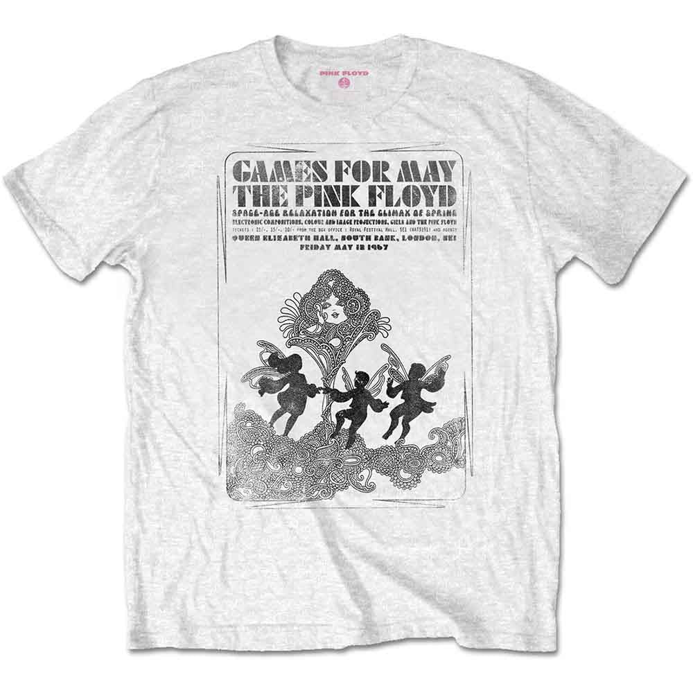 Pink Floyd Games For May B&W [T-Shirt] - Rock Band Apparel