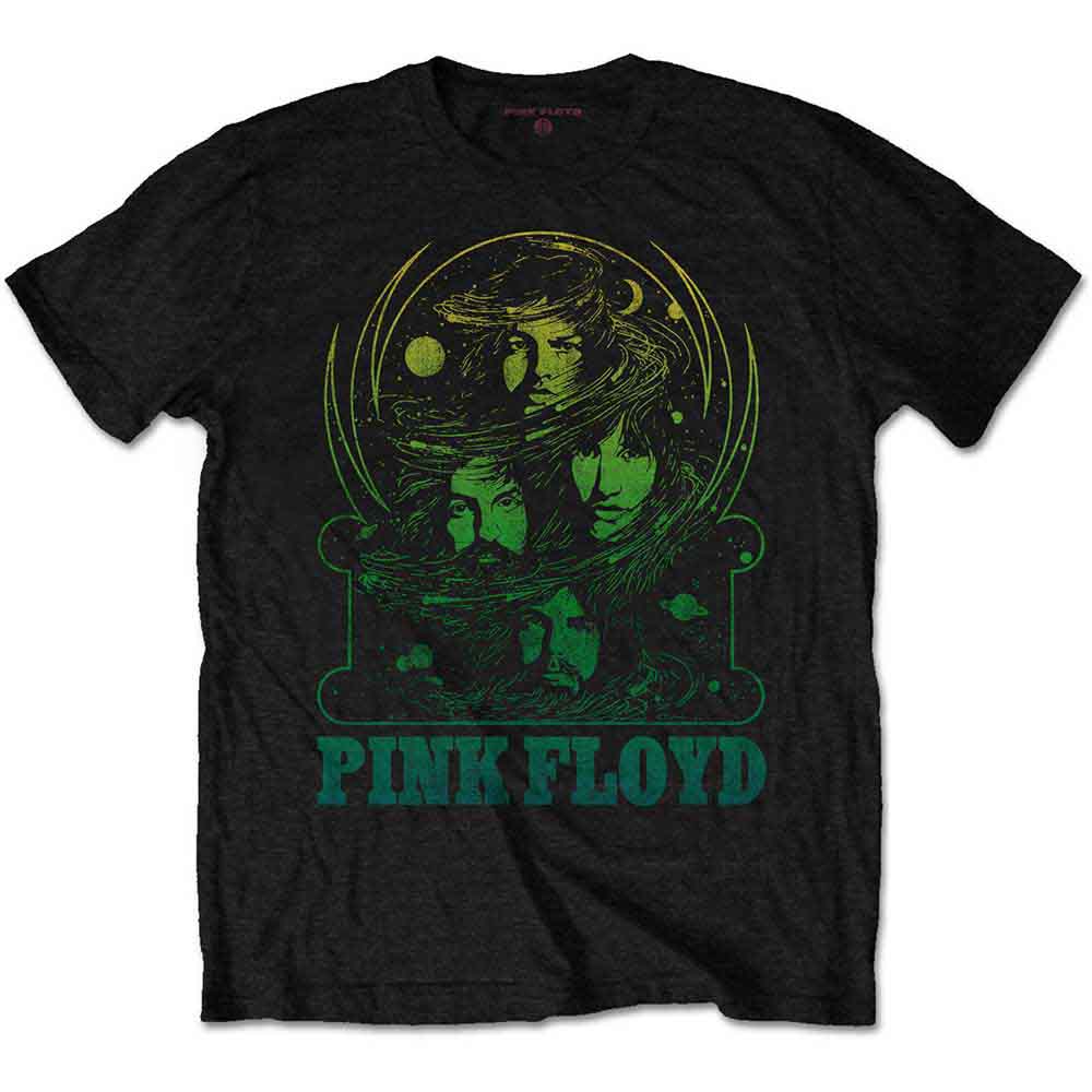 Pink Floyd Green Swirl [T-Shirt] Black