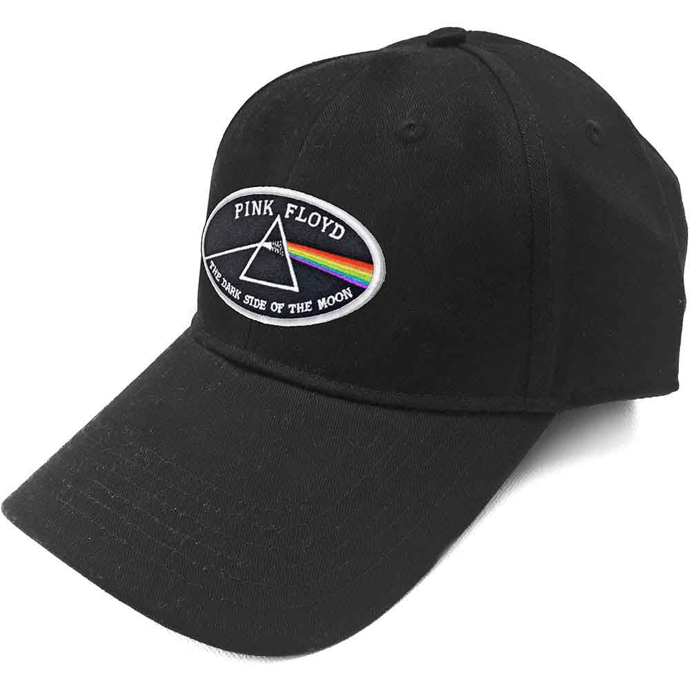 Pink Floyd The Dark Side of the Moon White Border [Hat] - Rock Band Apparel