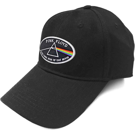 Pink Floyd The Dark Side of the Moon White Border [Hat] - Rock Band Apparel