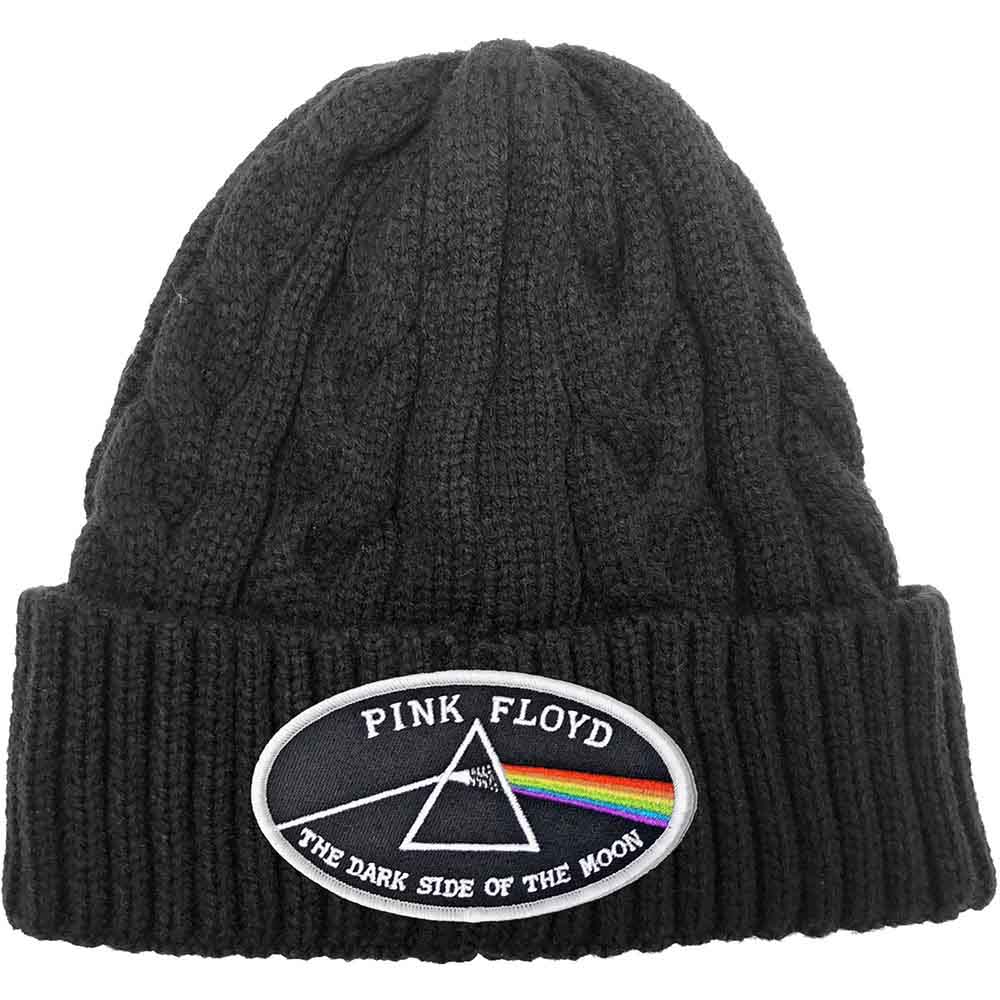 Pink Floyd The Dark Side of the Moon White Border [Hat] - Rock Band Apparel