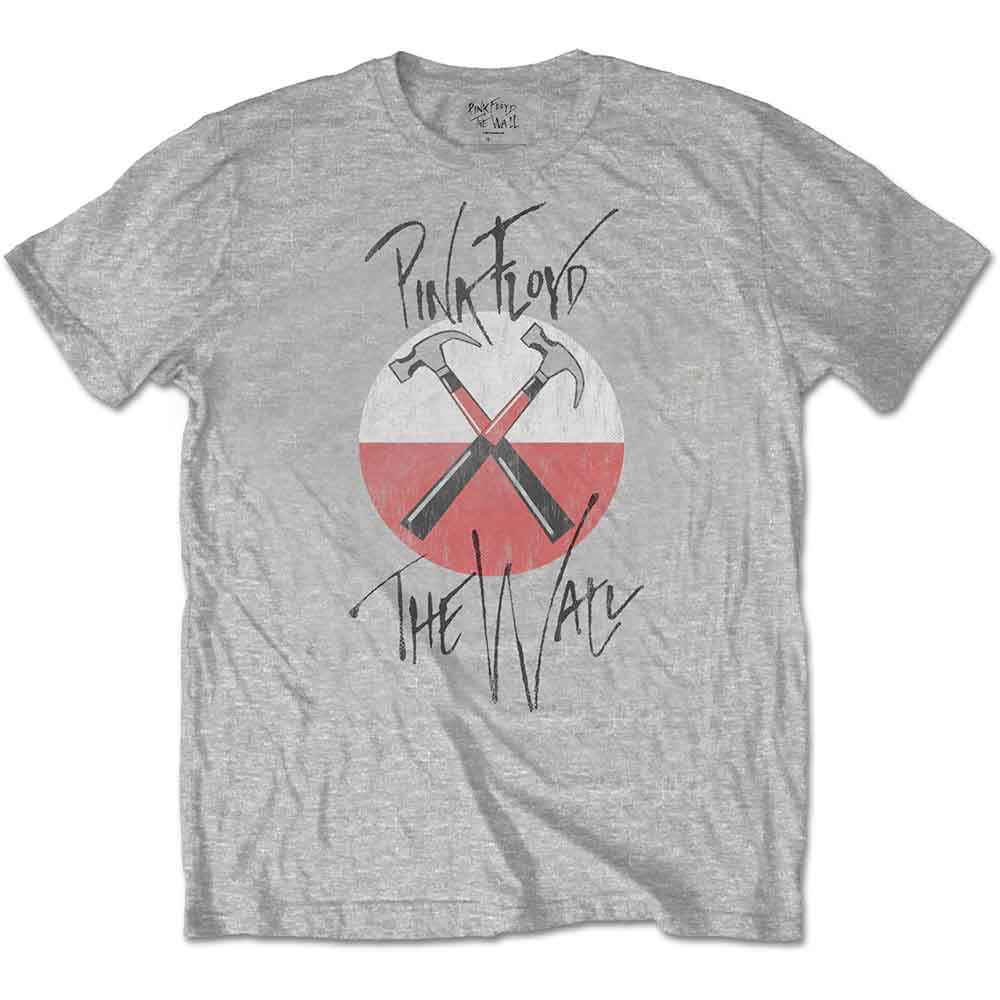 Pink Floyd The Wall Faded Hammers Logo [T-Shirt] - Rock Band Apparel