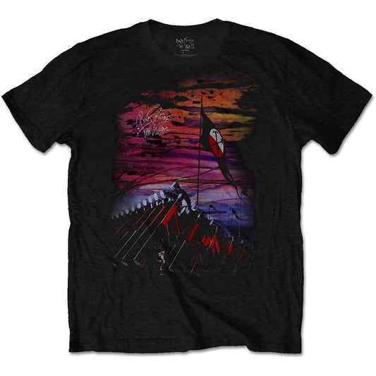Pink Floyd The Wall Flag & Hammers [T-Shirt] - Rock Band Apparel
