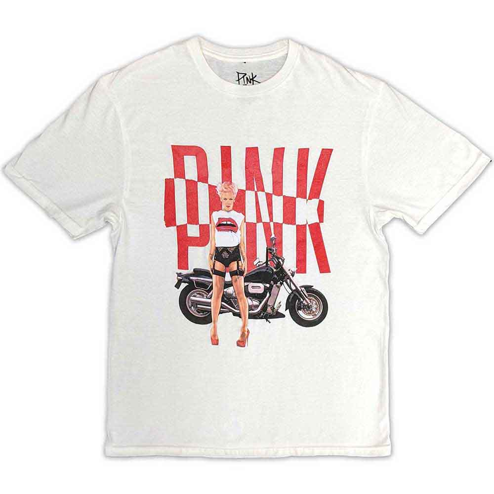 Pink Motorbike [T-Shirt] - Rock Band Apparel