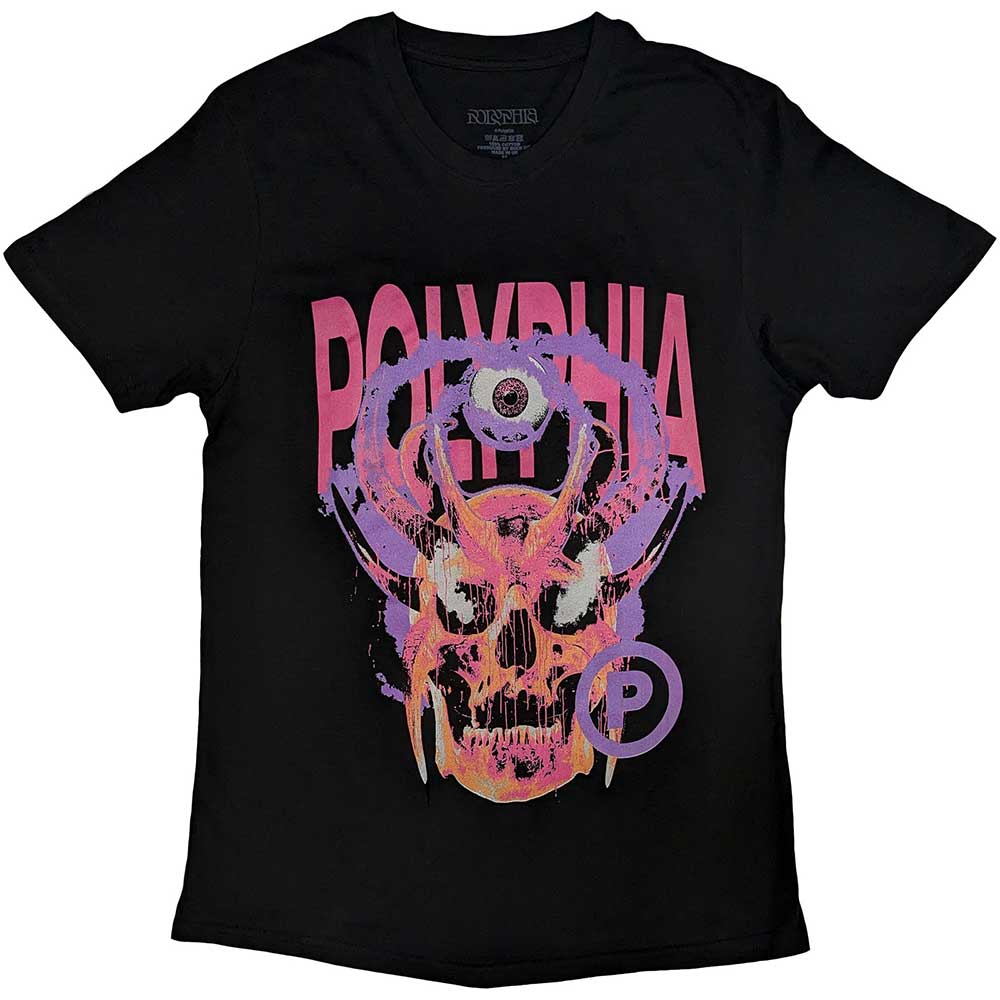 Polyphia Skull Circle P [T-Shirt] - Rock Band Apparel