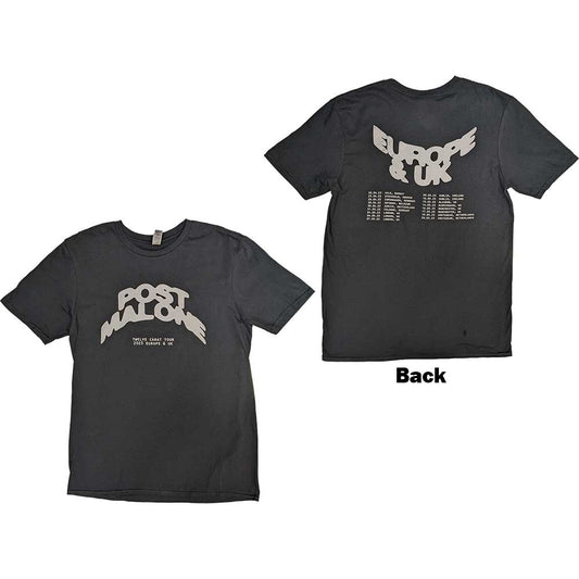Post Malone Curved Logo 2023 Tour Dates [T-Shirt] - Rock Band Apparel