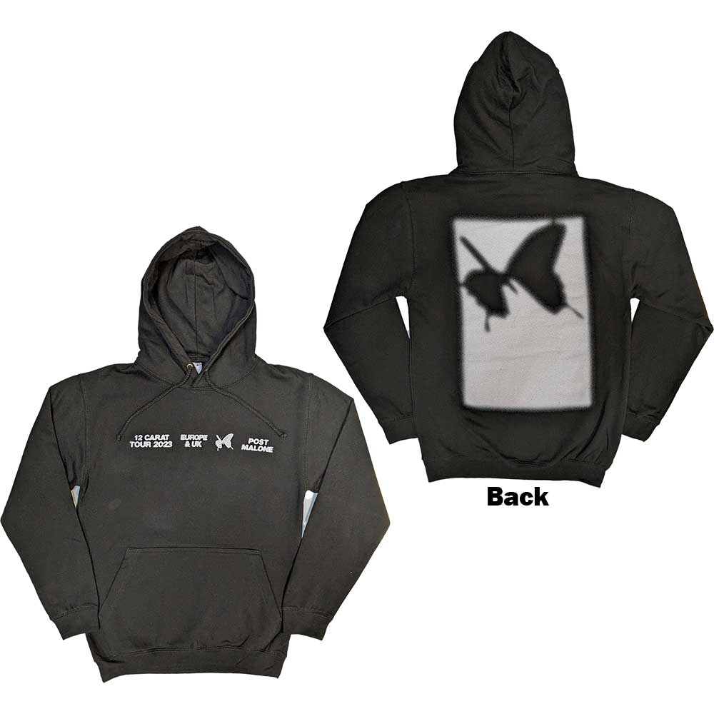 Post Malone Inverse Butterfly [Sweatshirt] - Rock Band Apparel