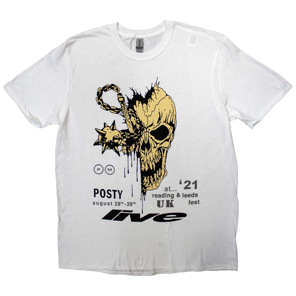 Post Malone Leeds & Reading [T-Shirt] White