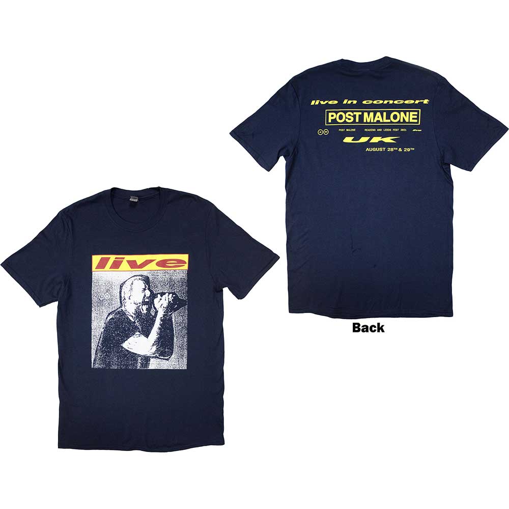 Post Malone Live In Concert [T-Shirt] Blue
