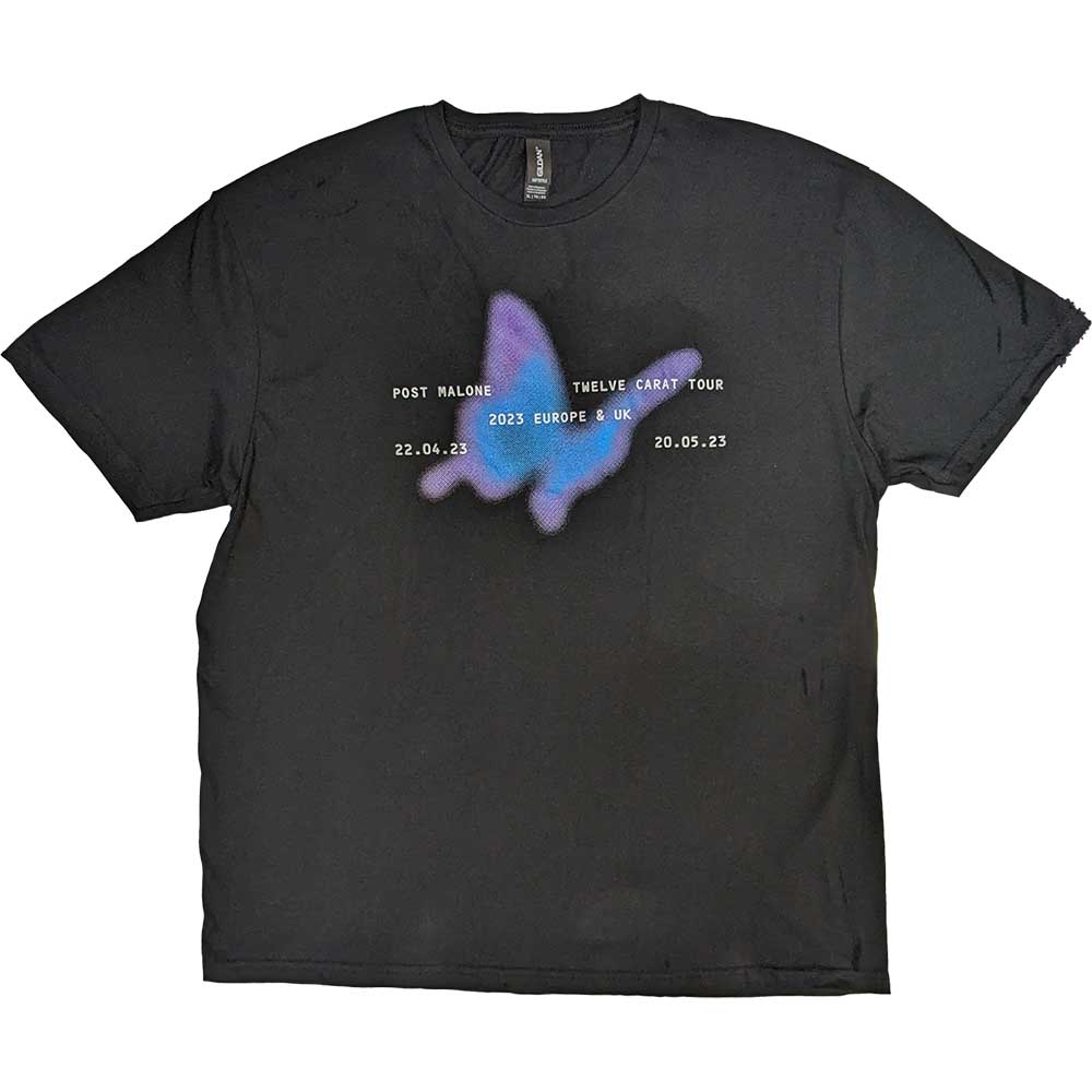 Post Malone Pink Butterfly 2023 Tour [T-Shirt] - Rock Band Apparel