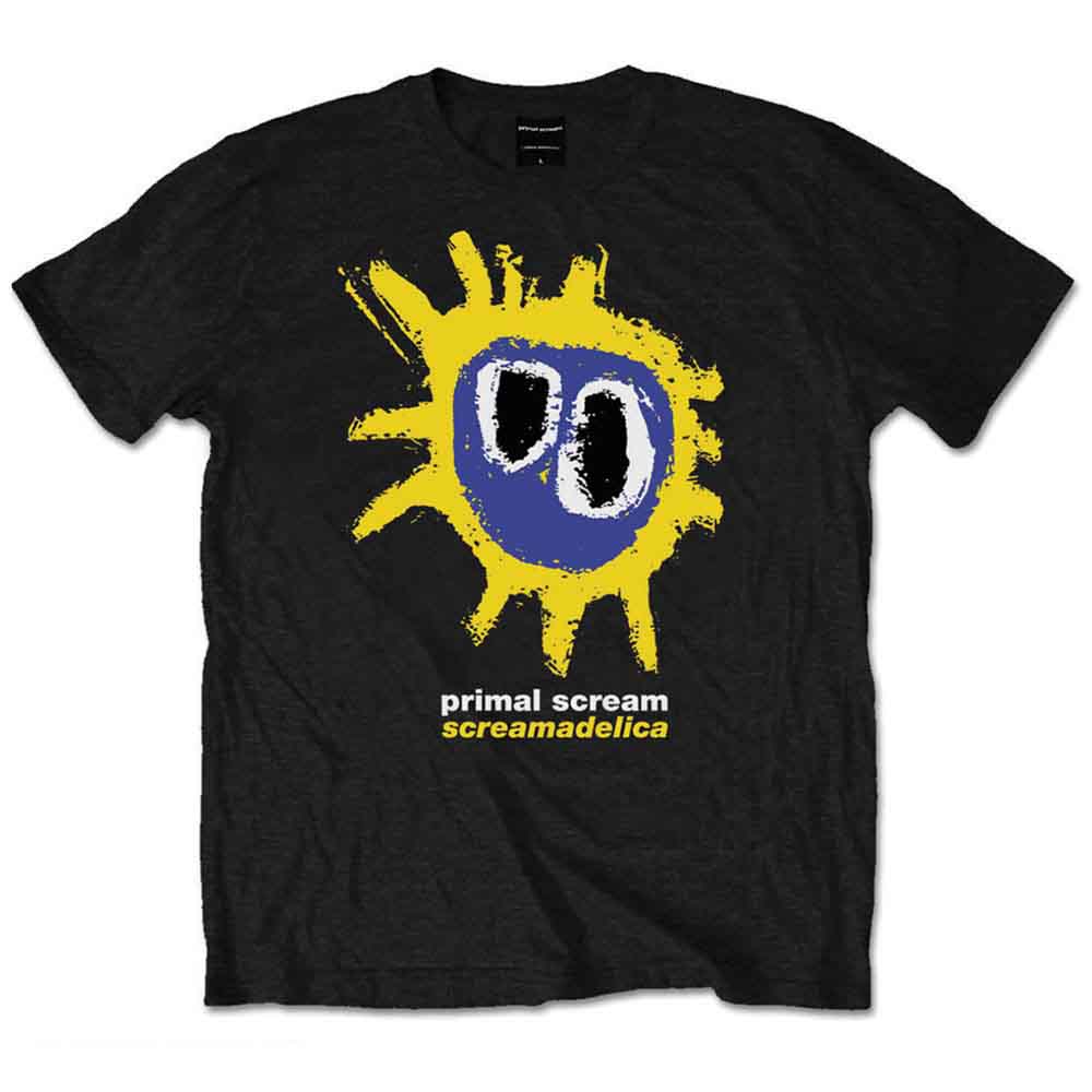 Primal Scream Screamadelica Yellow [T-Shirt] Black