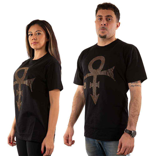 Prince Gold Symbol [T-Shirt] Black