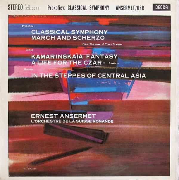 Classical Symphony / March And Scherzo / Kamarinskaïa Fantasy / A Life For The Czar / In The Steppes Of Central Asia [Vinyl]