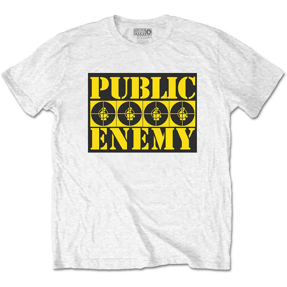 Public Enemy Four Logos [T-Shirt] - Rock Band Apparel