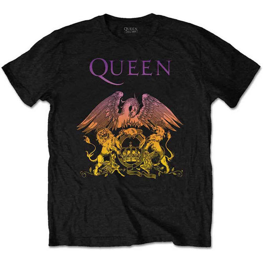 Queen Gradient Crest [T-Shirt] - Rock Band Apparel
