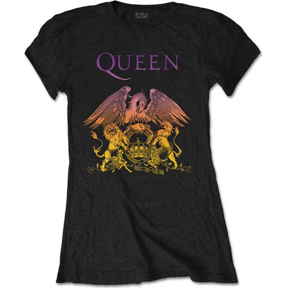 Queen Gradient Crest [T-Shirt] - Rock Band Apparel