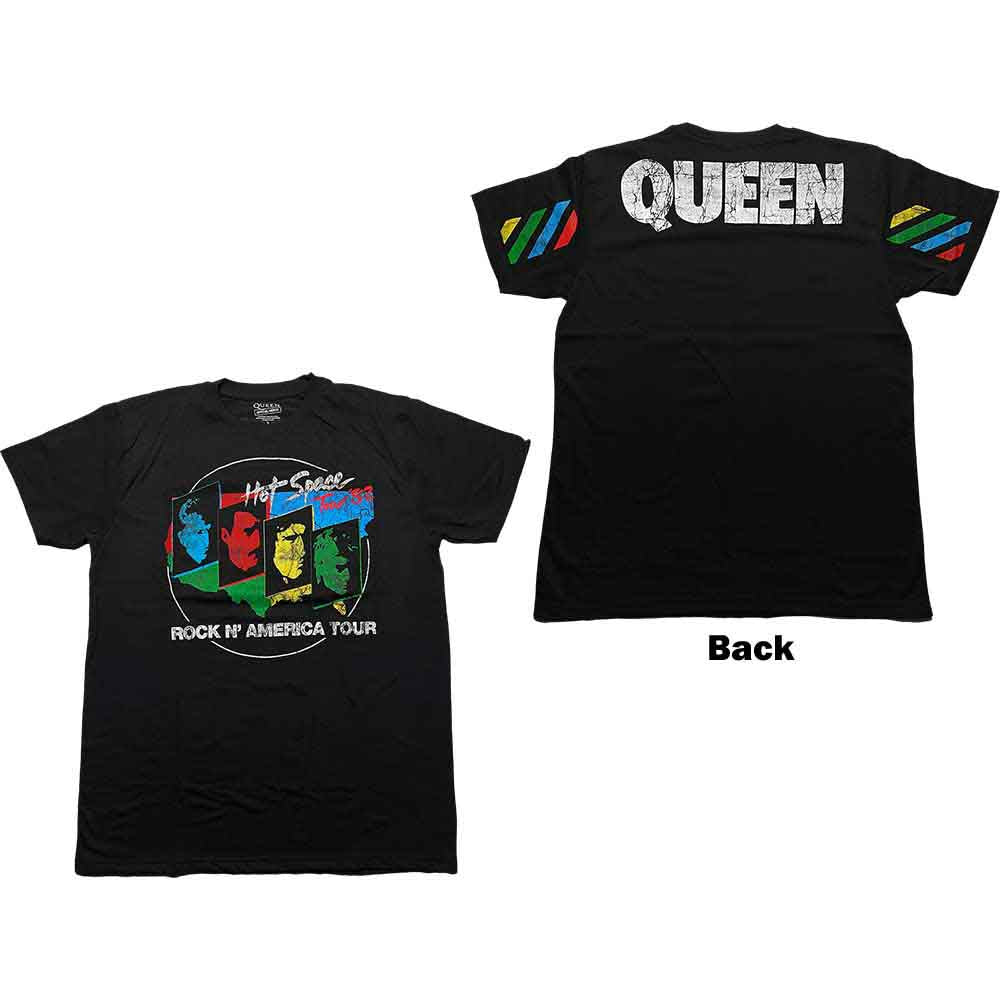 Queen Hot Space Tour '82 [T-Shirt] Black