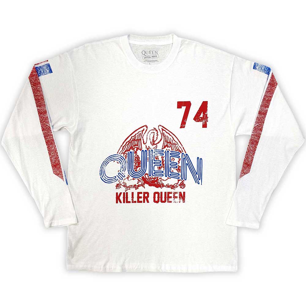 Queen Killer Queen '74 Stripes [T-Shirt] White