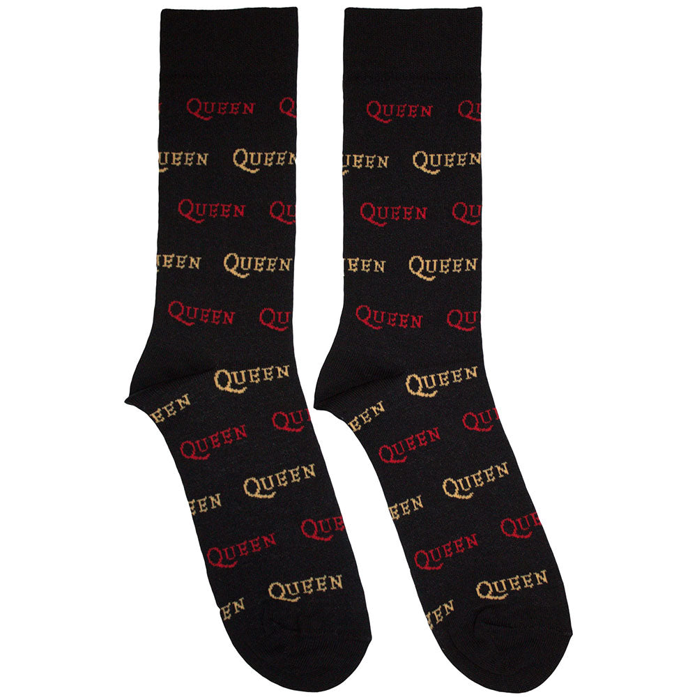 Queen Logo Repeat Colour [] Black