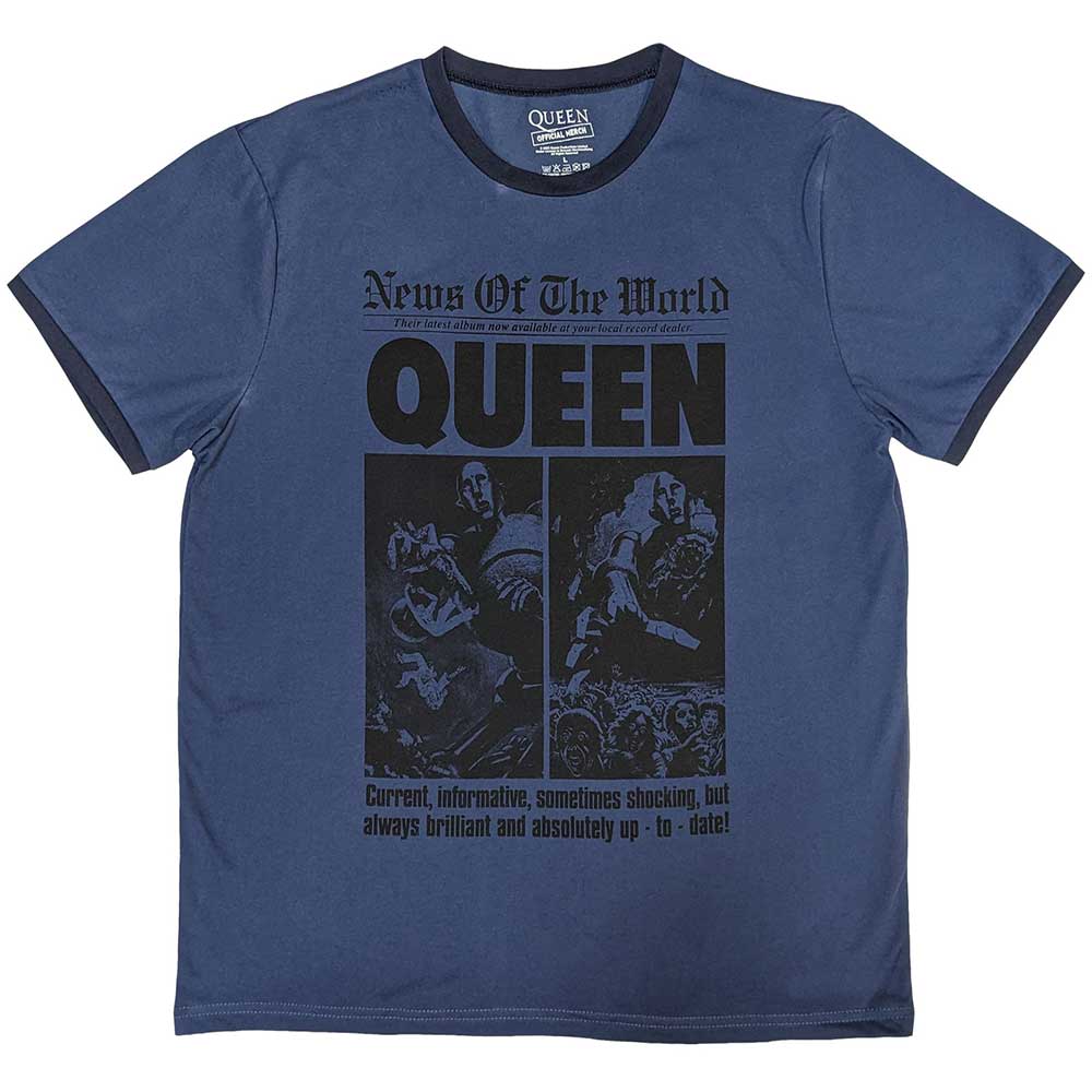 Queen News of the World 40th Front Page [] Blue