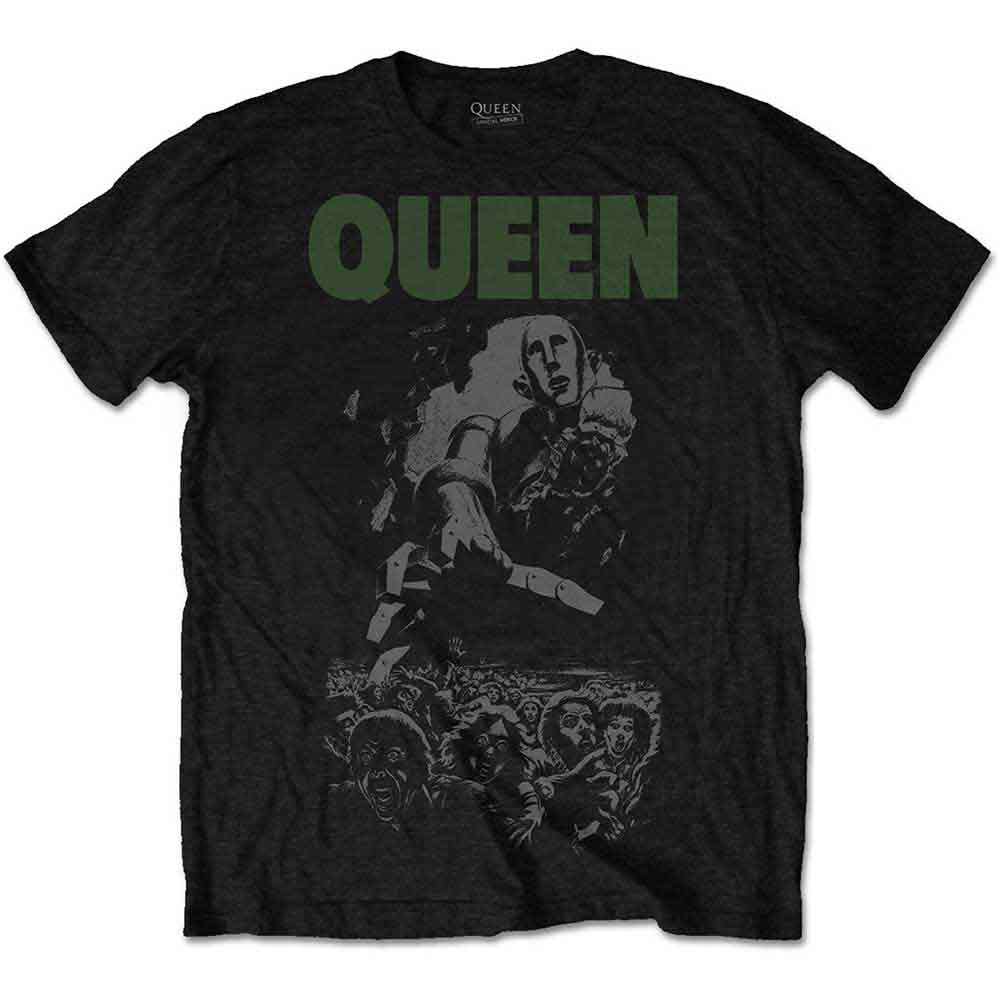 Queen News of the World 40th Full Cover [T-Shirt] Black