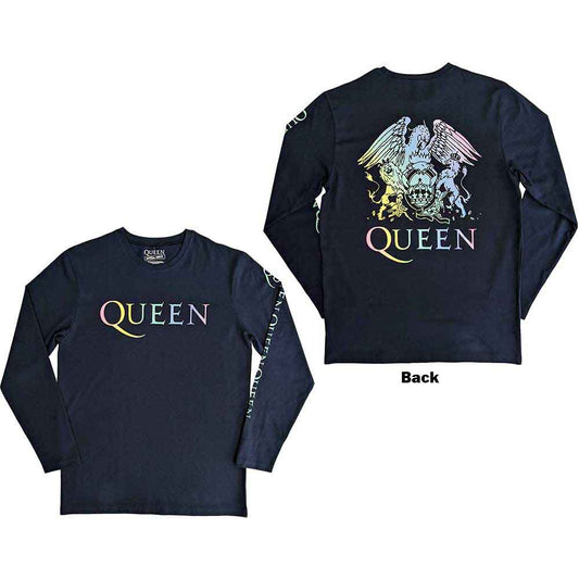 Queen Rainbow Crest [T-Shirt] - Rock Band Apparel