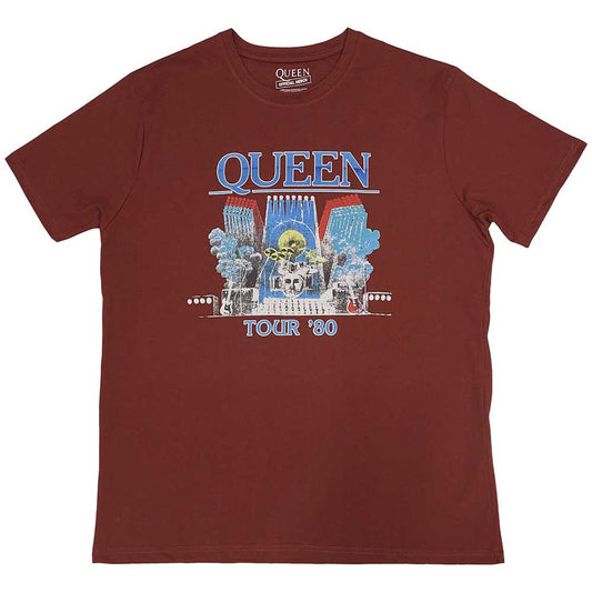 Queen Tour '80 [T-Shirt] Red