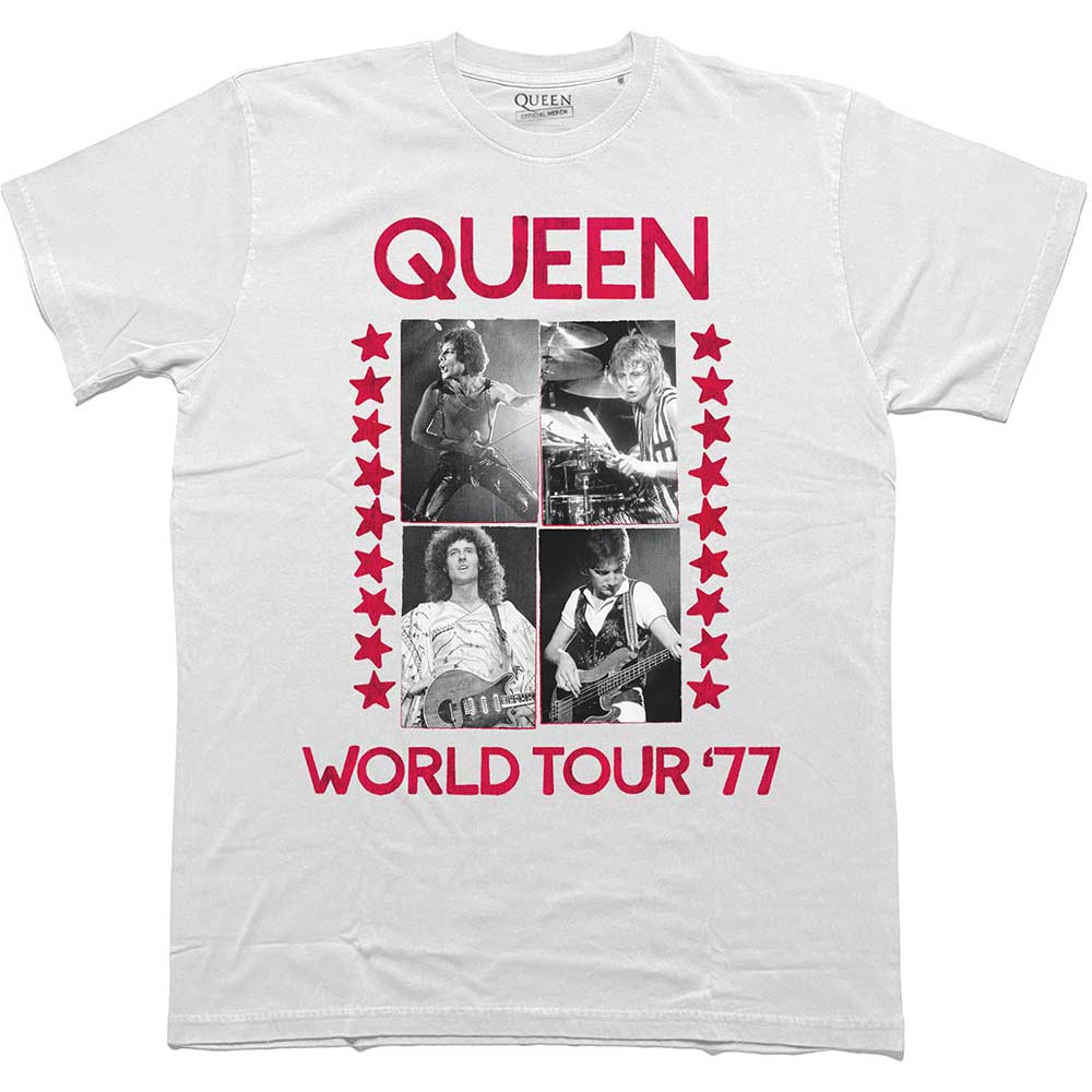 Queen World Tour 77 [T-Shirt] White