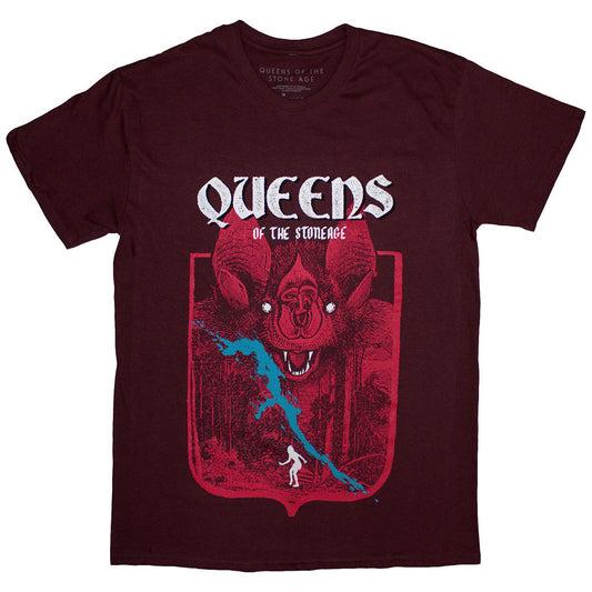 Queens Of The Stone Age Bat [T-Shirt] Red