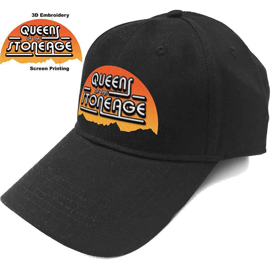 Queens Of The Stone Age Sunrise Logo [Hat] - Rock Band Apparel