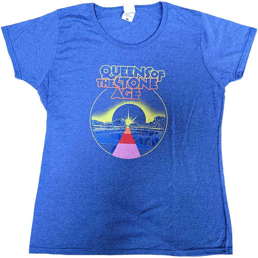 Queens Of The Stone Age Warp Planet [T-Shirt] Blue