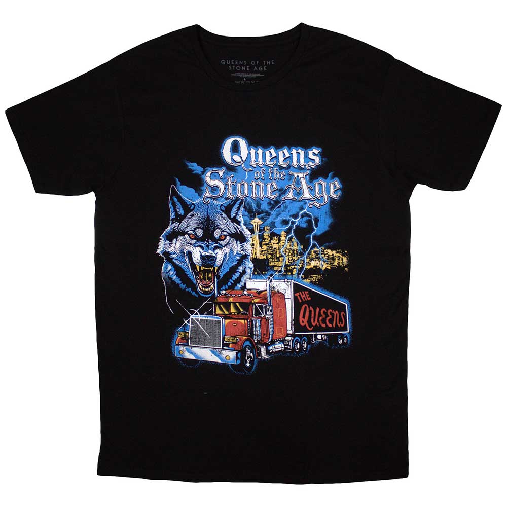 Queens Of The Stone Age Wolf Skyline [T-Shirt] Black