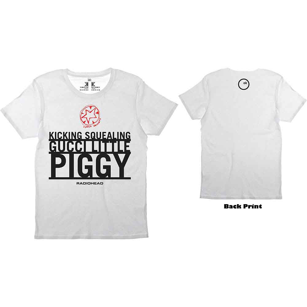 Radiohead Gucci Piggy [T-Shirt] White