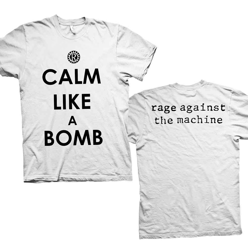 Rage Against The Machine Calm Like A Bomb [T-Shirt] White