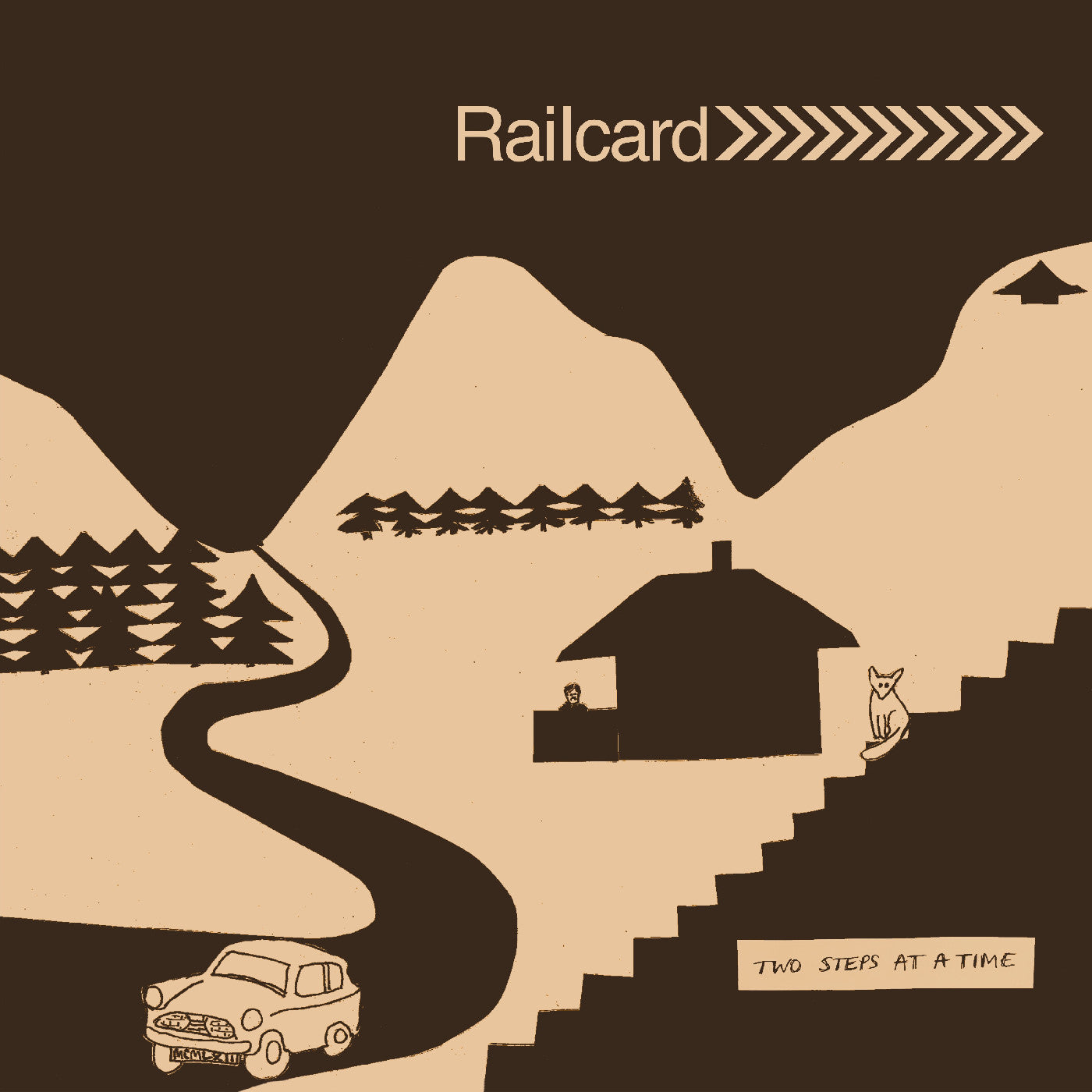 PRE-ORDER Railcard - Two Steps At A Time [Transparent Tan Vinyl] [Vinyl]