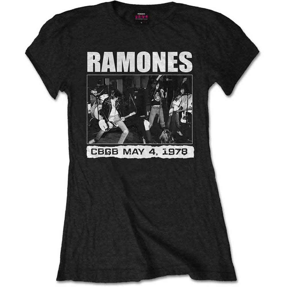 Ramones CBGB 1978 [T-Shirt] Black