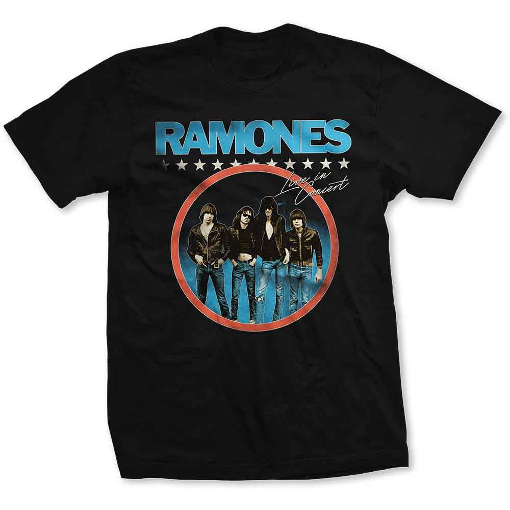 Ramones Circle Photo [T-Shirt] - Rock Band Apparel