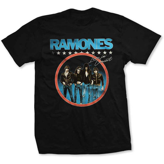 Ramones Circle Photo [T-Shirt] - Rock Band Apparel