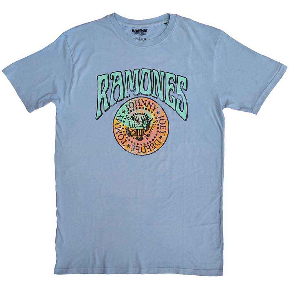 Ramones Crest Psych [T-Shirt] - Rock Band Apparel