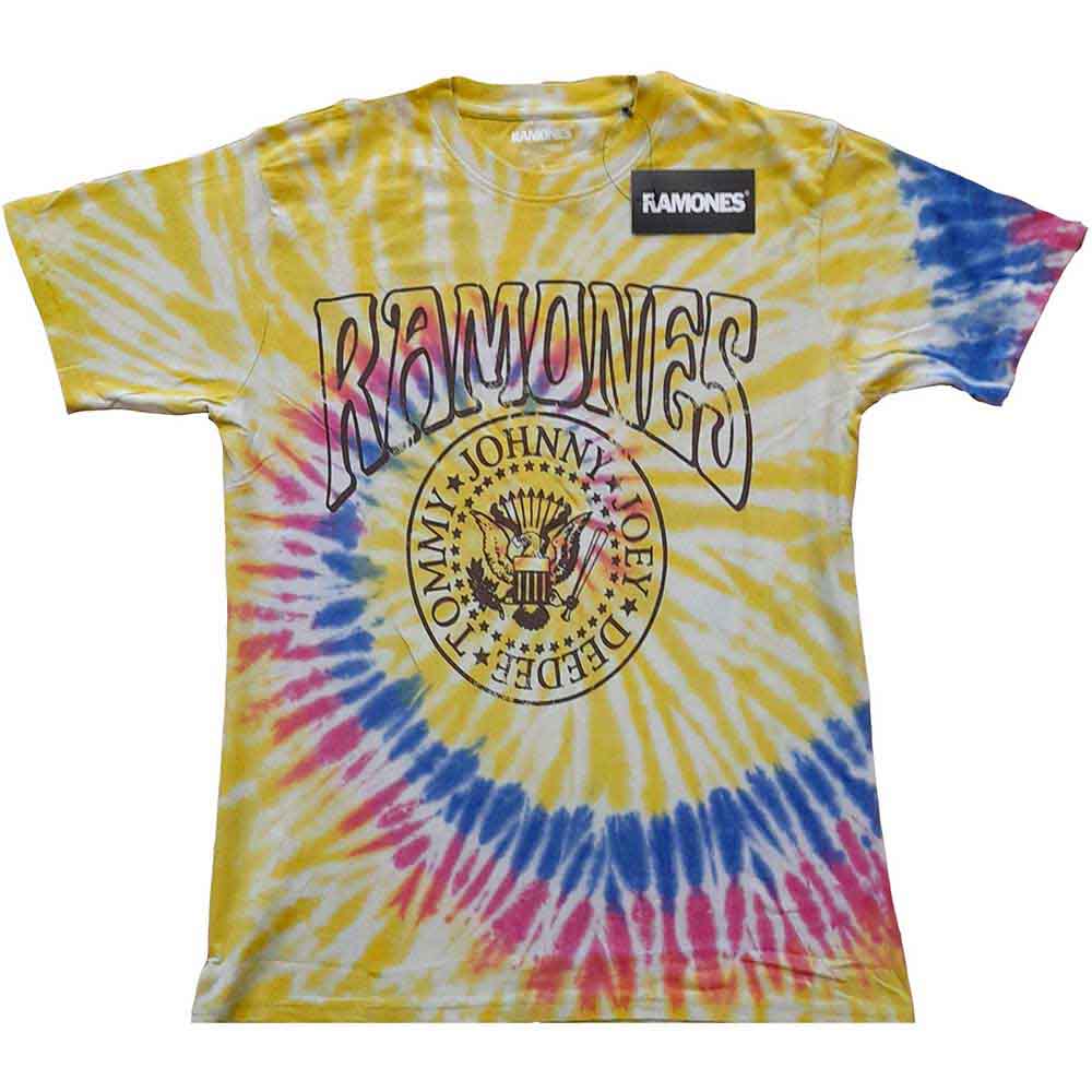 Ramones Crest Psych [T-Shirt] Yellow