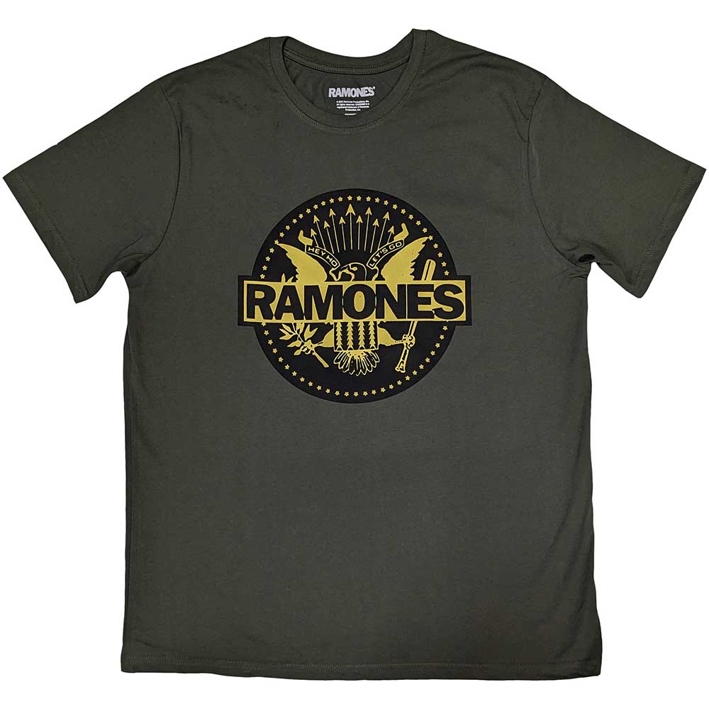 Ramones Gold Seal [T-Shirt] - Rock Band Apparel