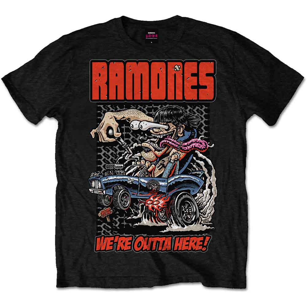 Ramones Outta Here [T-Shirt] Black