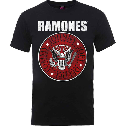 Ramones Red Fill Seal [T-Shirt] Black