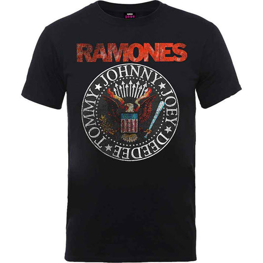 Ramones Vintage Eagle Seal [T-Shirt] - Rock Band Apparel