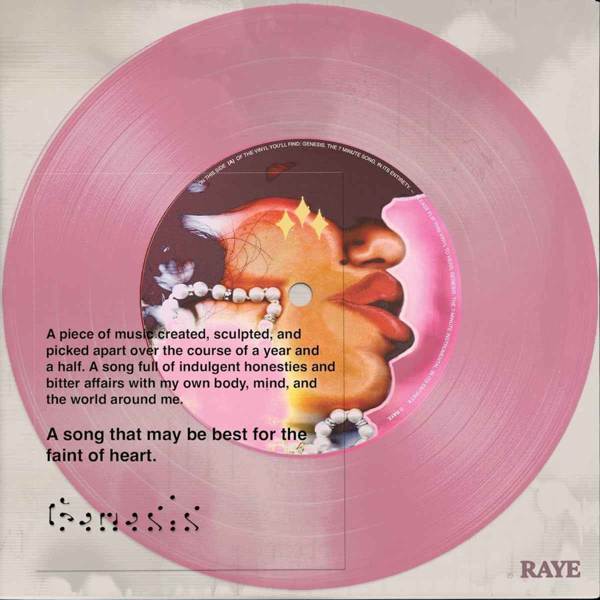 Genesis (Translucent Baby Pink Vinyl, 7" Single) [Vinyl]