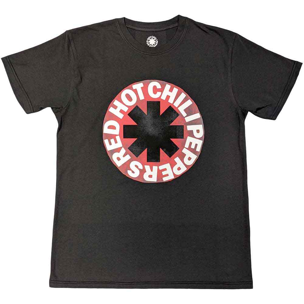 RED HOT CHILI PEPPERS Red Circle Asterisk [T-Shirt] Grey