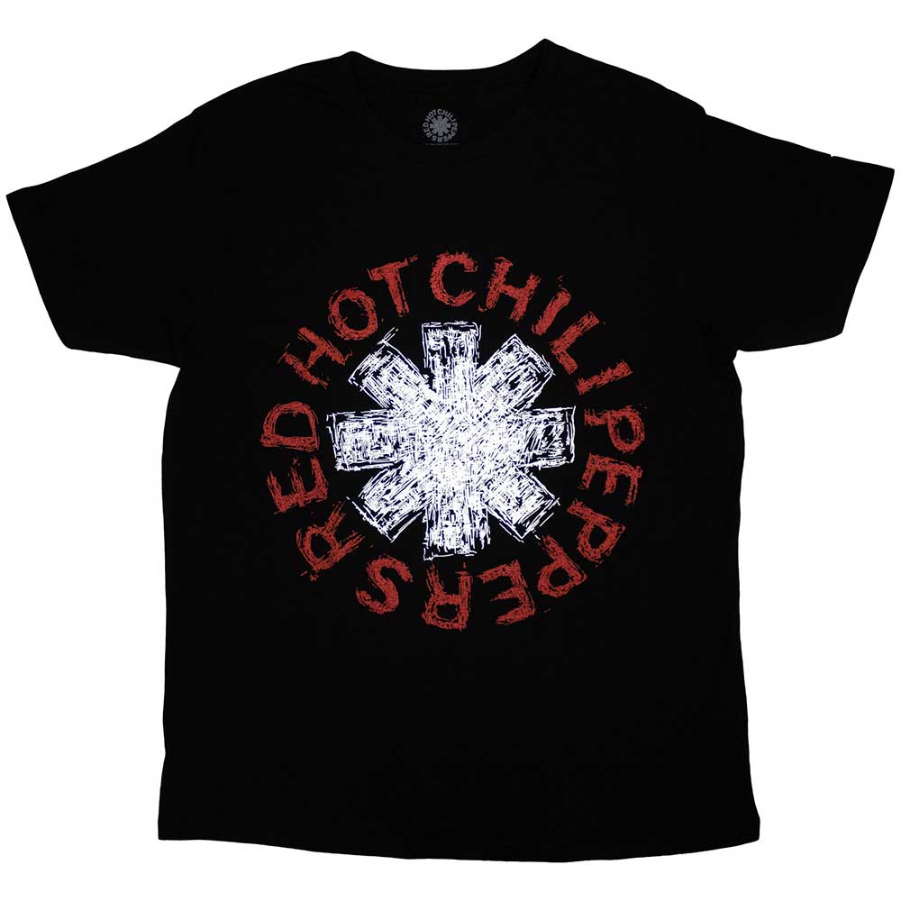 RED HOT CHILI PEPPERS Scribble Asterisk [T-Shirt] Black