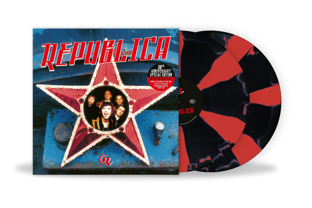 PRE-ORDER: Republica - Republica (Indie Exclusive) [Red And Black ‘Cornetto’ Vinyl] [Vinyl]