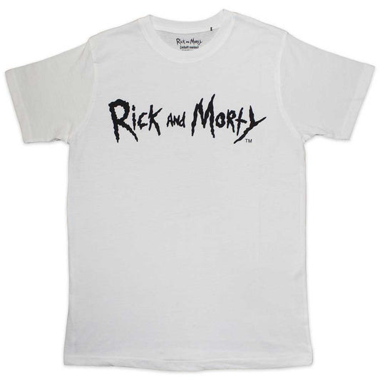 Rick & Morty Mono Logo [T-Shirt] White