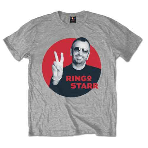 Ringo Starr Peace Red Circle [T-Shirt] - Rock Band Apparel